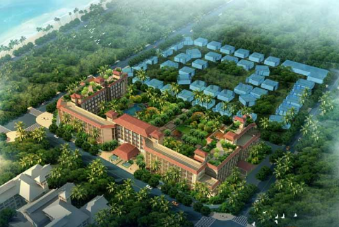 祝賀我司簽訂海馬金盤花園室外泳池、兒童池、水景等水處理項目工程